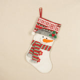 Christmas Stockings Red Santa Claus Snowman Biscuits Deer Gift Bag Christmas Tree Pendant