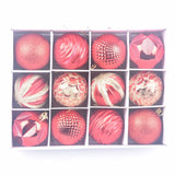 Christmas supplies, gifts, decorative balls, 6cm, 12 boxes, painted alien Christmas balls