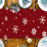 Christmas snowman linen table flag living room dining table decoration tablecloth Christmas restaurant tablecloth coffee table cloth