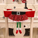 Christmas Chair Cover New Santa Belt Chair Cover Christmas Elf Chair Cover Girl Dress Chair Cover