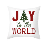 Cartoon Christmas Pillow Cover Home Office Sofa Cushion Pillowcase Home Furnishings