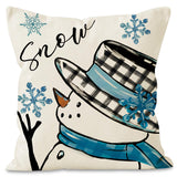 Christmas tree checkered pillow cover holiday bedroom decoration pillowcase office seat linen waist pillowcase