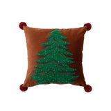 Christmas Pillow Set Christmas Tree Pillow Ins Style Embroidered American Sofa Pillow