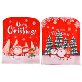 Christmas Decoration Supplies Elderly Chair Cover Red English Chair Cover Living Room Chair Atmosphere Decoration