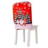 Christmas Decoration Supplies Elderly Chair Cover Red English Chair Cover Living Room Chair Atmosphere Decoration