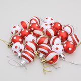 Christmas decorations Christmas trees gifts decorations mini painted Christmas balls