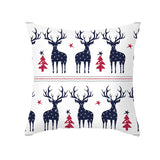 Cartoon Christmas Pillow Cover Home Office Sofa Cushion Pillowcase Home Furnishings