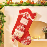 Christmas Decorations Snowman Doll Christmas Socks Knitted 3D Santa Claus Christmas Tree Decoration Pendant Gift Bag