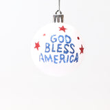 American Independence Day Christmas Plastic Balls Christmas Tree Decoration Hand drawn Ball Set