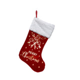 Christmas decorations hot stamping Christmas socks gift bags holiday home decorations Christmas tree pendants candy bags