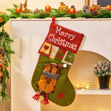 Christmas Decorations Cartoon Christmas Socks 3D Elderly Gift Socks Candy Gift Bags Decorative Socks