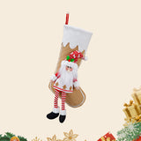 Christmas Decoration Pendant Christmas Chef Hat Long Leg Doll Gift Bag Christmas Home Decoration Socks