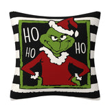 Greentown Cartoon Printed Christmas Pillow Cover Home Furnishings Cushion Sofa Pillowcase