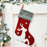 Christmas decorations, candy socks, embroidered Santa Claus socks, Christmas children's gifts, socks, gift bags, pendants