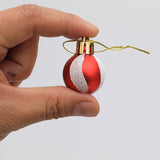 Christmas decorations Christmas trees gifts decorations mini painted Christmas balls