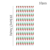 Christmas Decoration Elk Theme Disposable Meal Plate Party Utensils Set Paper Cups Paper Plates Tissue Papers