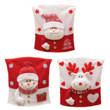 Christmas decorations, holiday home decor, chair covers, chair back covers, stool covers, Christmas chair covers