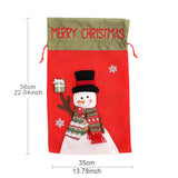 Christmas gift bag, Santa Claus backpack, children's gift bag, jewelry bag