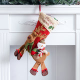 Santa Claus, snowman, deer riding socks, children's Christmas gifts, apple bags, jewelry, Christmas socks