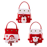 Christmas decoration products, apple bags, creative cartoon Christmas tote bags, elderly snowman gift bags