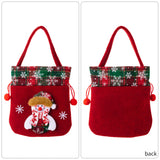 Christmas thick velvet gift bag, candy bag, Christmas Eve apple packaging box, Christmas gift bag