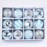 Christmas supplies, gifts, decorative balls, 6cm, 12 boxes, painted alien Christmas balls