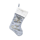 Christmas decorations hot stamping Christmas socks gift bags holiday home decorations Christmas tree pendants candy bags