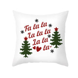 Cartoon Christmas Pillow Cover Home Office Sofa Cushion Pillowcase Home Furnishings