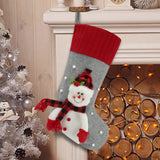 Holiday Socks Creative Cartoon Old Man Snowman Elk Decoration Gift Bag Christmas Home Decoration