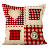 Christmas tree checkered pillow cover linen Christmas socks striped printed pillowcase for holidays