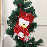 Christmas Socks Pendant Christmas Tree Decorative Socks Cartoon Socks Candy Gift Bag In Stock