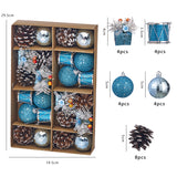 New Christmas Decorations Christmas Ball Bell Gift Pack Pinecone Drum Combination Christmas Tree Pendant