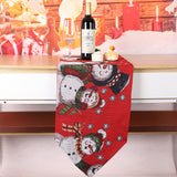 Christmas decorations, checkered tablecloth, table flag, creative English red and black checkered tablecloth, placemat, restaurant decoration supplies