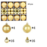 Christmas Day decorations, window display ornaments, hanging ball sets, electroplated balls, painted balls, Christmas ball gift boxes