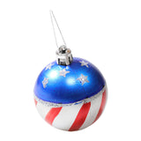 American Independence Day decoration props American style painted balls hand-painted Christmas balls Christmas tree decorations