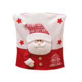 Christmas decorations, holiday home decor, chair covers, chair back covers, stool covers, Christmas chair covers