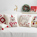 Christmas Day Ins style decorative embroidered pillows Christmas party cushions Living room sofas Bedhead pillowcases