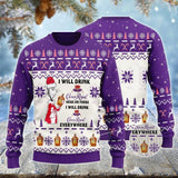 Crown Royal Cat Hat Will Drink Everywhere Ugly Sweater