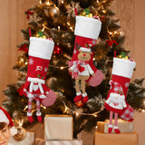 Christmas Socks Santa Claus Snowman Elk Socks Christmas Tree Pendant Gift Bag