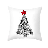 Cartoon Christmas Pillow Cover Home Office Sofa Cushion Pillowcase Home Furnishings