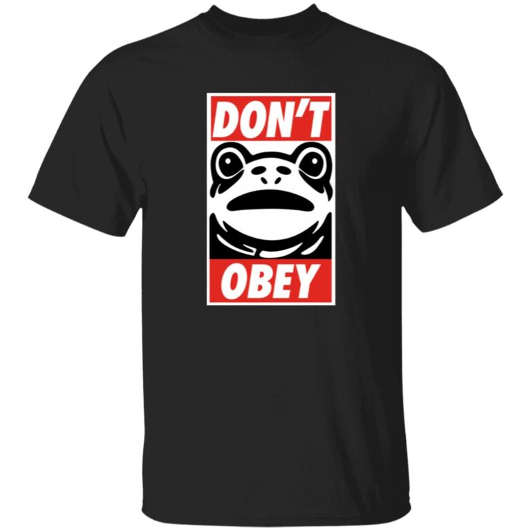 Don’t Obey Portland Frog Shirt