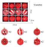 Christmas tree, colorful ball pendant, Christmas ball, Christmas gift decoration