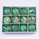 Christmas supplies, gifts, decorative balls, 6cm, 12 boxes, painted alien Christmas balls