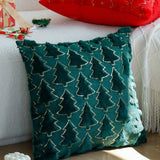 Christmas holiday decoration sequin pillow cover pillow cover living room sofa cushion cover