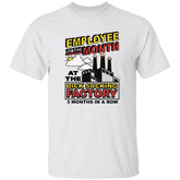 Employee Of The Month At The Dick Sucking Factory 3 Months In A Row Shirt