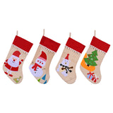 Christmas Decorations Cartoon Christmas Socks Creative Elk Santa Claus Christmas Gift Socks Gift Bag