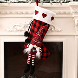 Christmas Stockings Red Haig Hangers Christmas Day Decoration Gift Bags Decorative Decorations