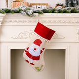 Christmas Decorations Cartoon Christmas Socks Creative Elk Santa Claus Christmas Gift Socks Gift Bag