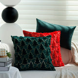 Christmas holiday decoration sequin pillow cover pillow cover living room sofa cushion cover