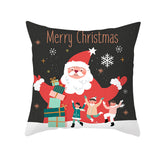 Cartoon Christmas Pillow Cover Home Office Sofa Cushion Pillowcase Home Furnishings
